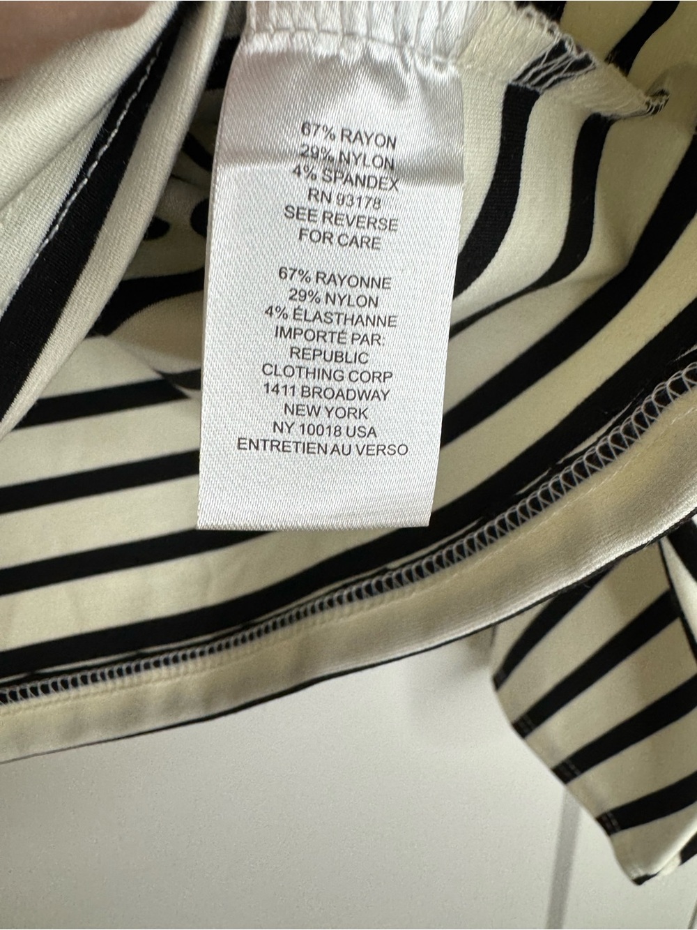 Truth By Republic Striped Top - Picture 3 of 5